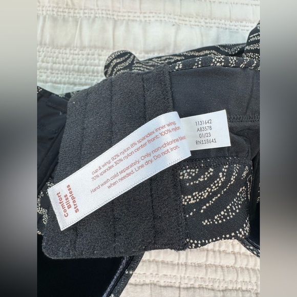 Cacique Comfort Bliss Multi-Way Strapless Bra in Animal Sand Dollar Size 44C - Picture 7 of 9